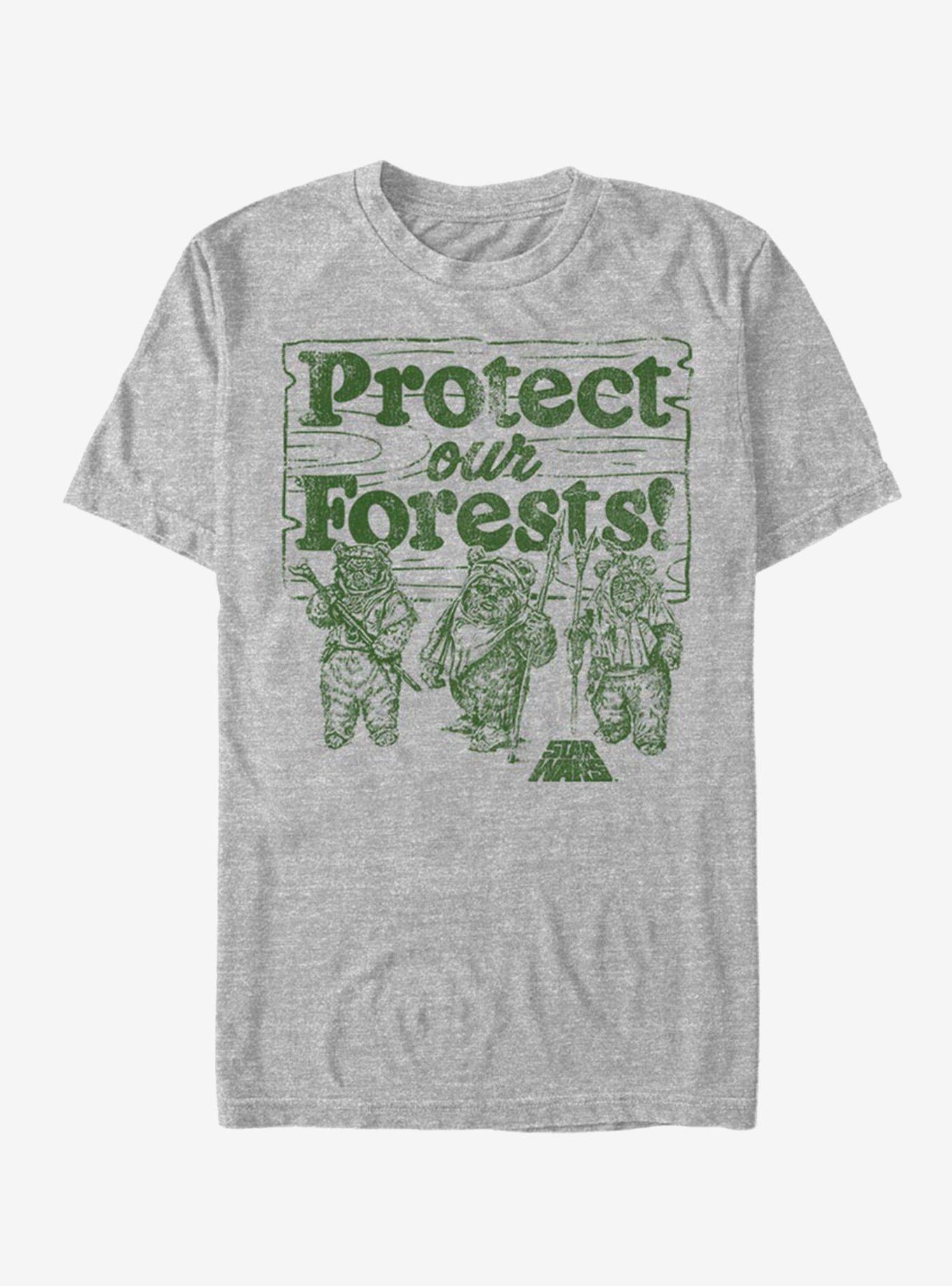 Star Wars Protect Our Forests T-Shirt, ATH HTR, hi-res