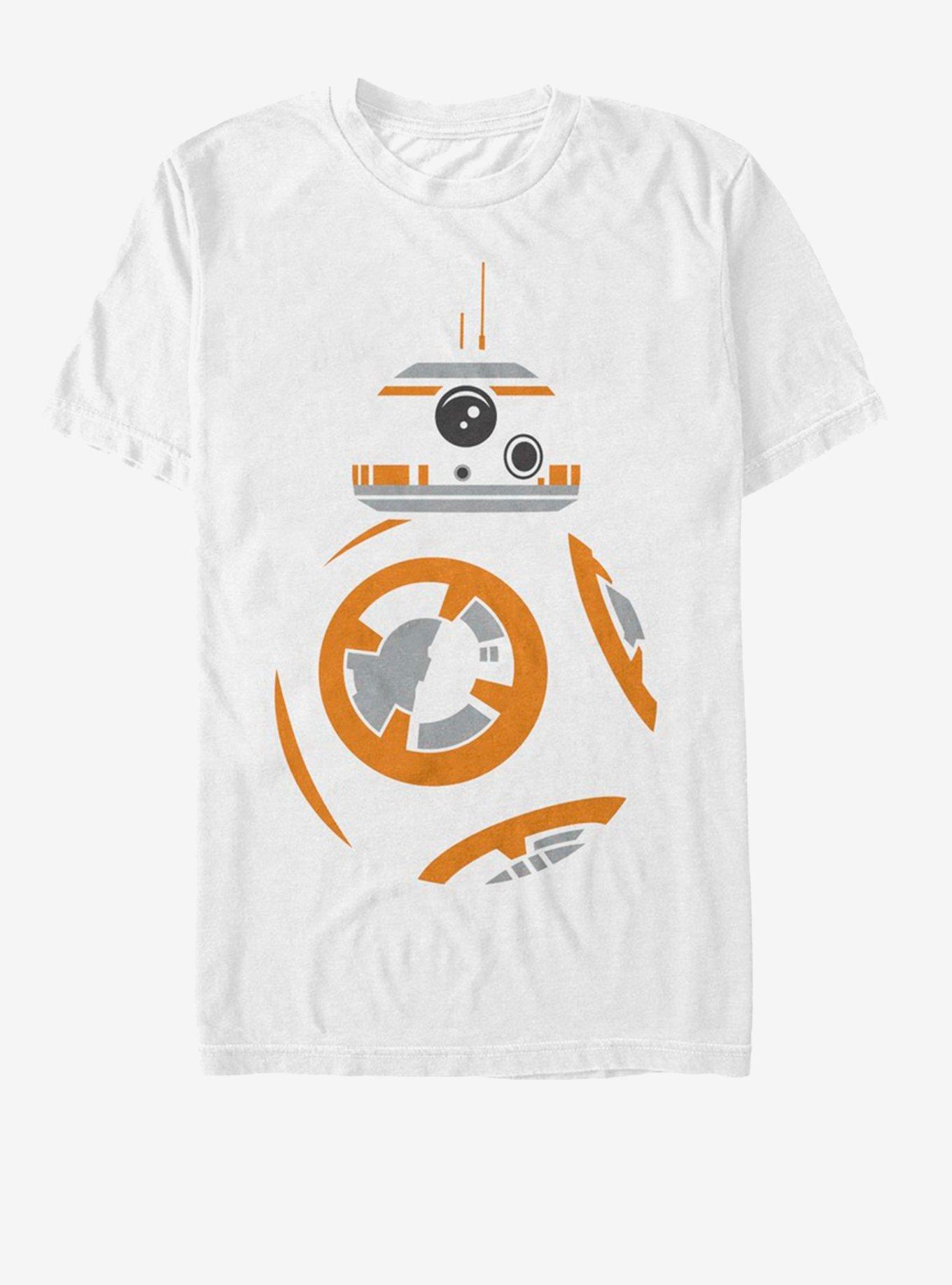Star Wars: Episode VII The Force Awakens BB-8 Face T-Shirt, WHITE, hi-res