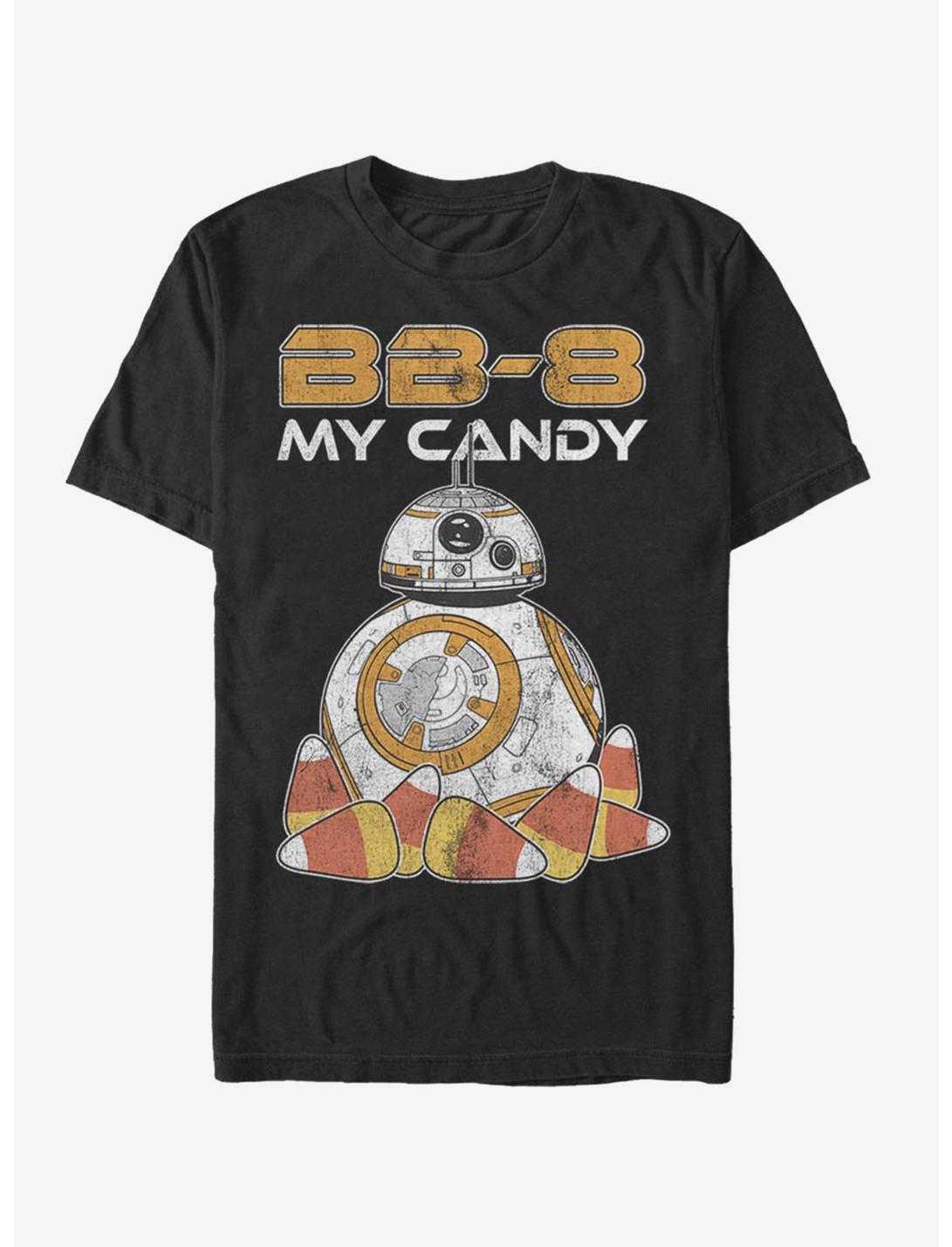 Star Wars: Episode VII The Force Awakens BB-8 Candy T-Shirt, BLACK, hi-res