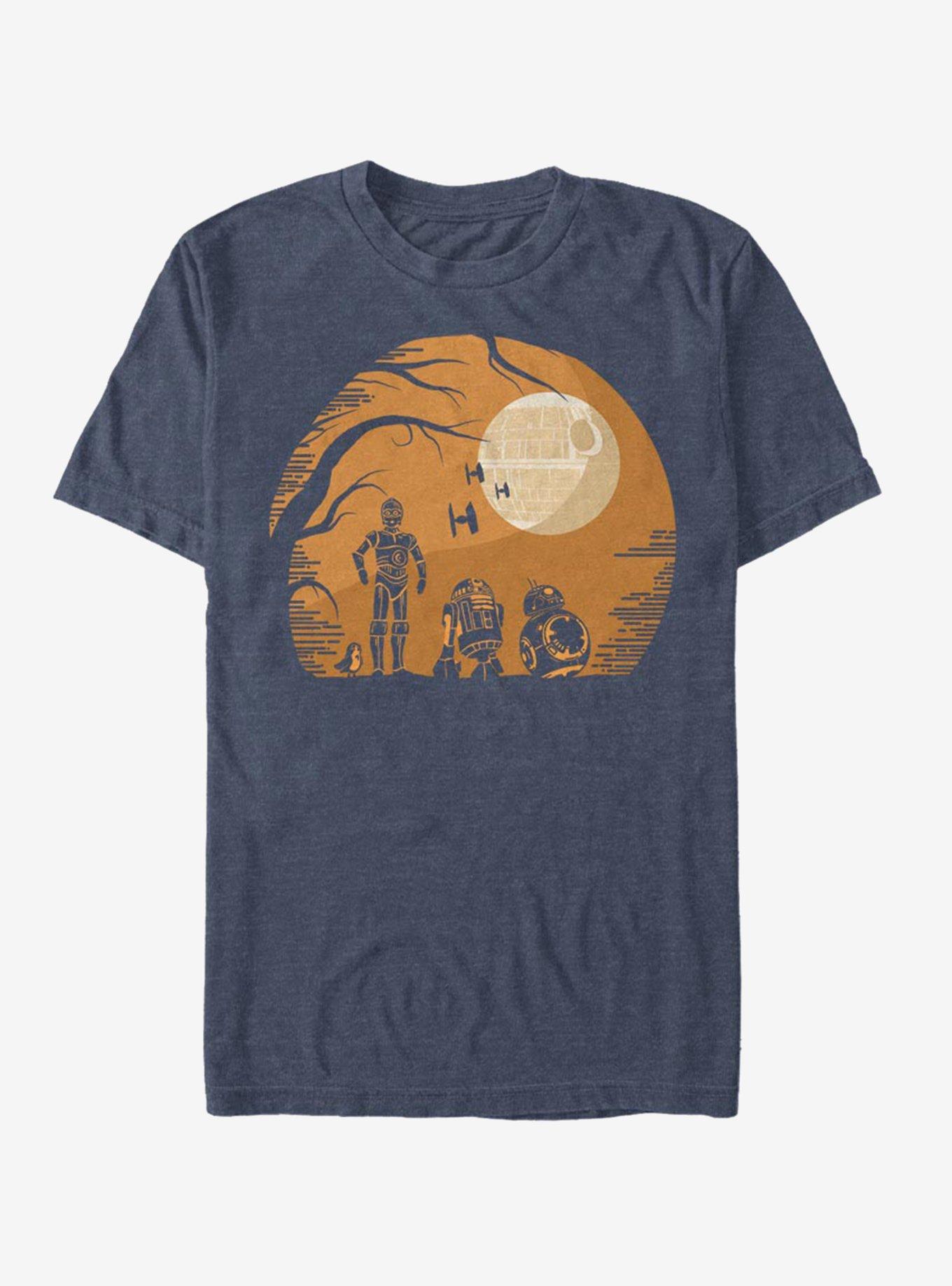 Star Wars Episode VIII The Last Jedi Droids Haunt T-Shirt