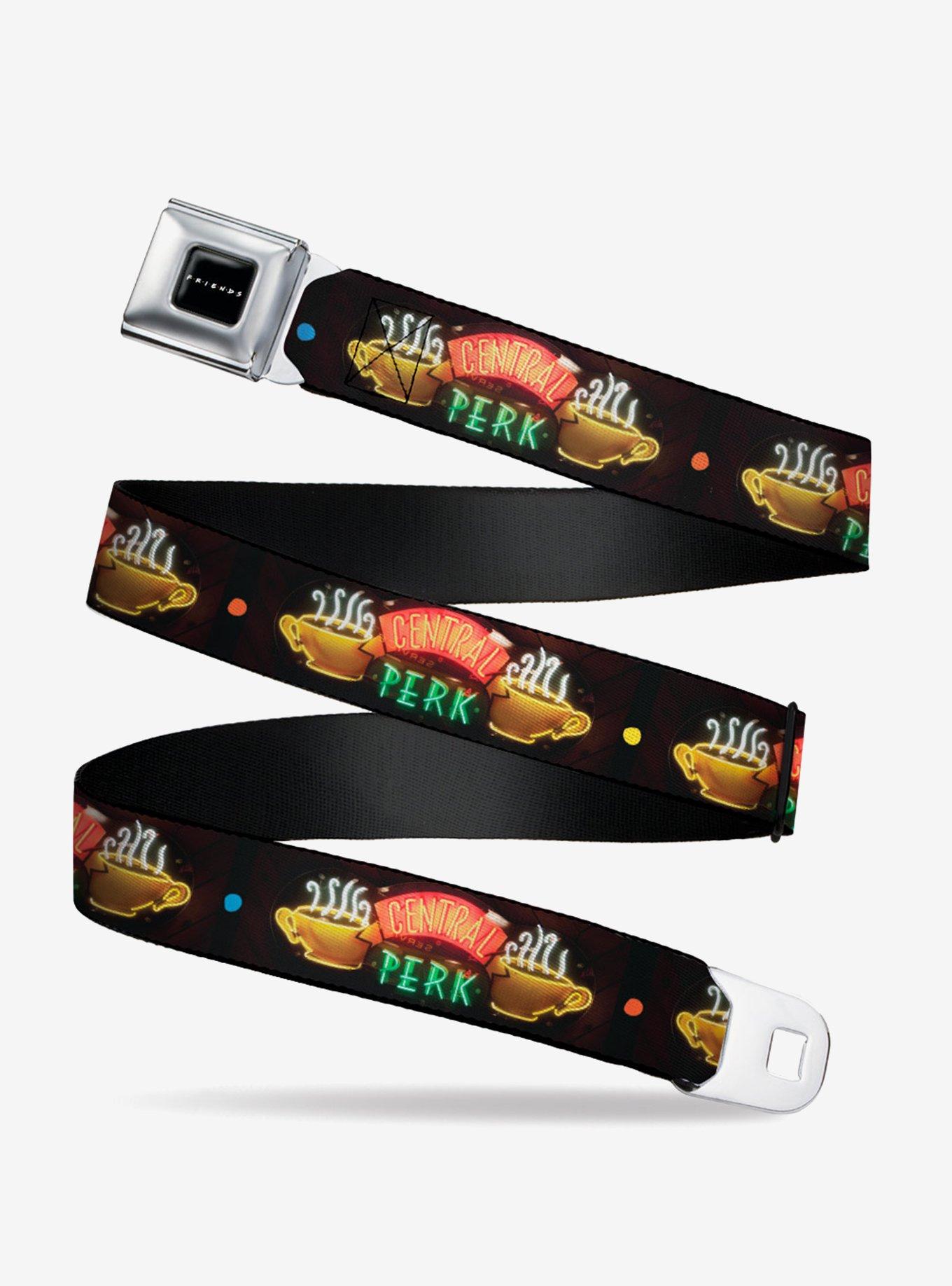 Friends Central Perk Neon Sign Seatbelt Belt, , hi-res