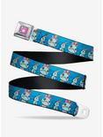Disney Lilo & Stitch Scrump Poses Hibiscus Flowers Seatbelt Belt, , hi-res