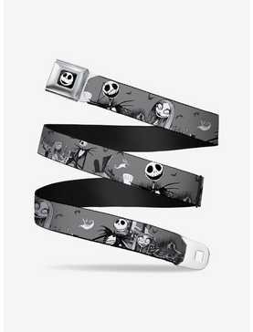 The Nightmare Before Christmas Jack And Sally Cemetery Scene Seatbelt Belt, , hi-res