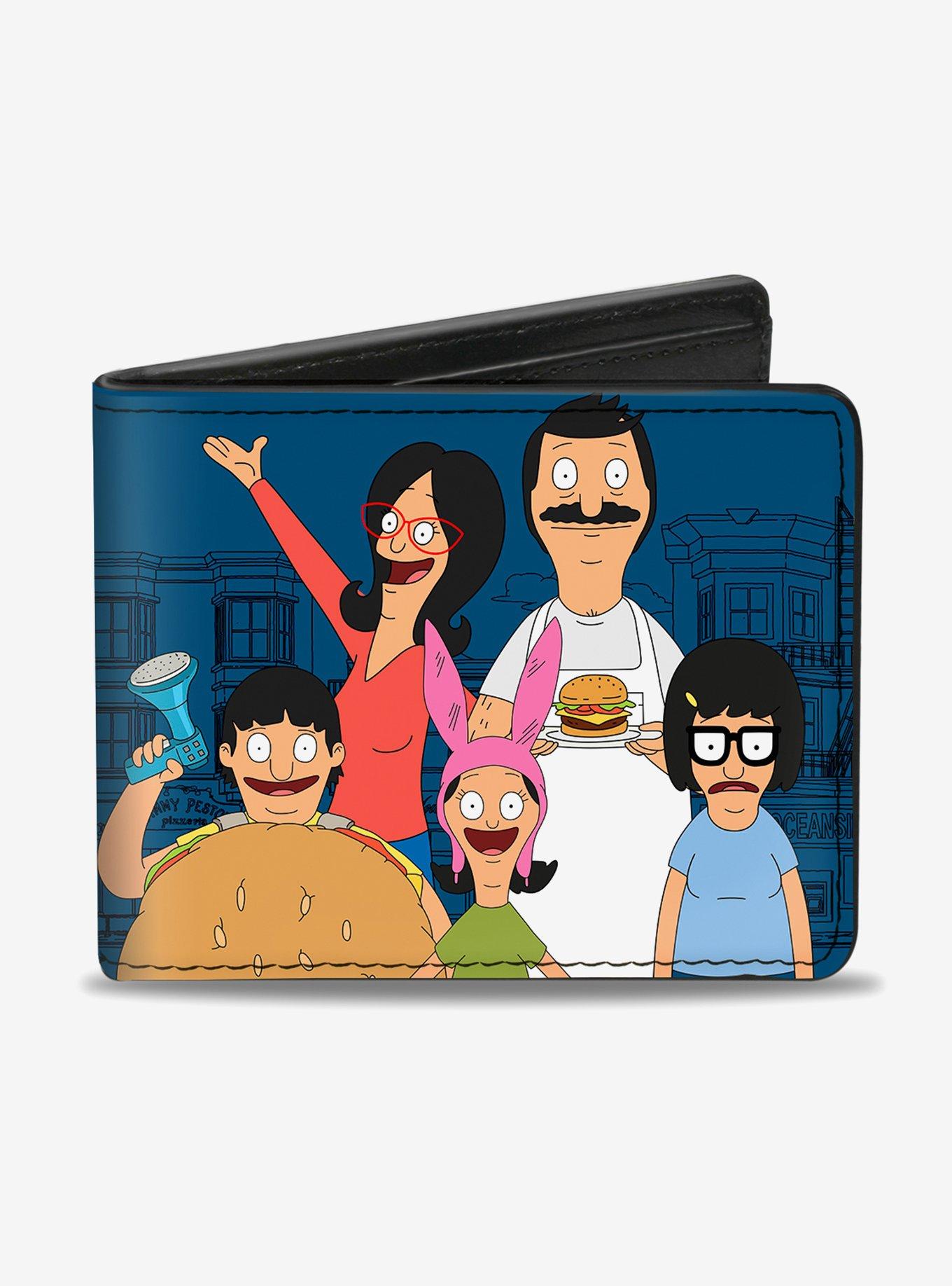 BDPWSS Belcher Family Makeup bag Burgers Inspired Gift Burgers Cartoon TV  Show Merchandise Gift Bob's Family Fan Zipper Pouch (Belcher Family)