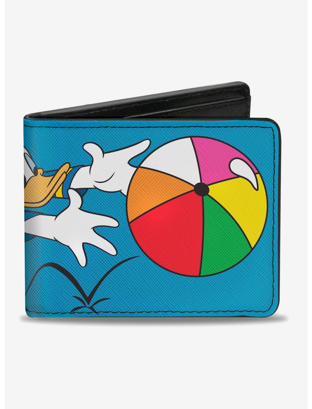 Disney Donald Duck Beach Ball Pose Bi-Fold Wallet, , hi-res