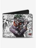 DC Comics Joker Brilliant Twisted Insane Mad Psycho Pose Bi-Fold Wallet, , hi-res