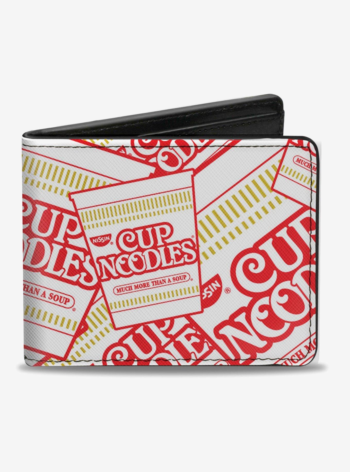 Nissin Cup Noodles Cups Stacked Bi-Fold Wallet, , hi-res