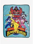 Mighty Morphin Power Rangers Group Throw Blanket, , hi-res