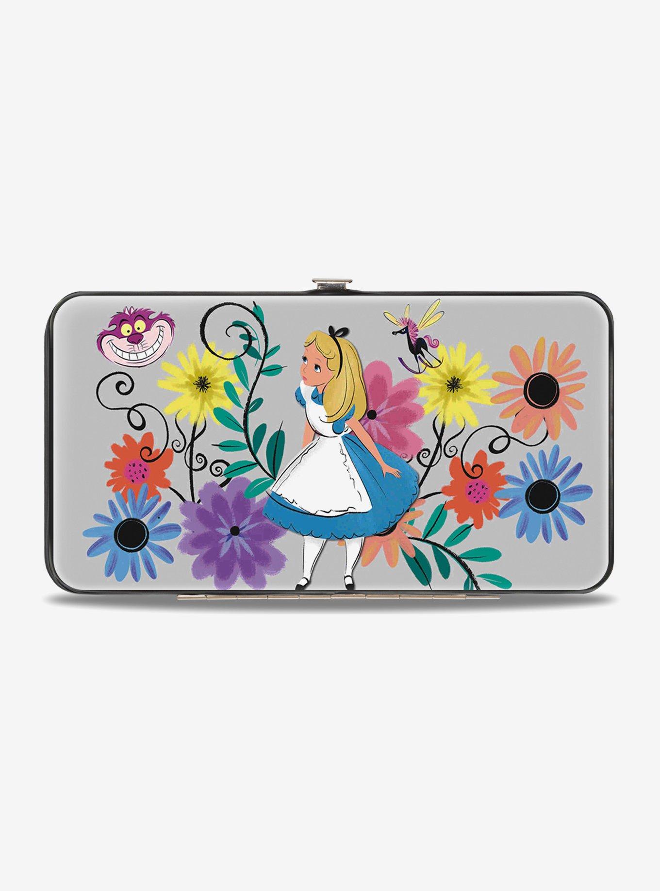 Disney Alice In Wonderland Flowers of Wonderland Hinged Wallet, , hi-res