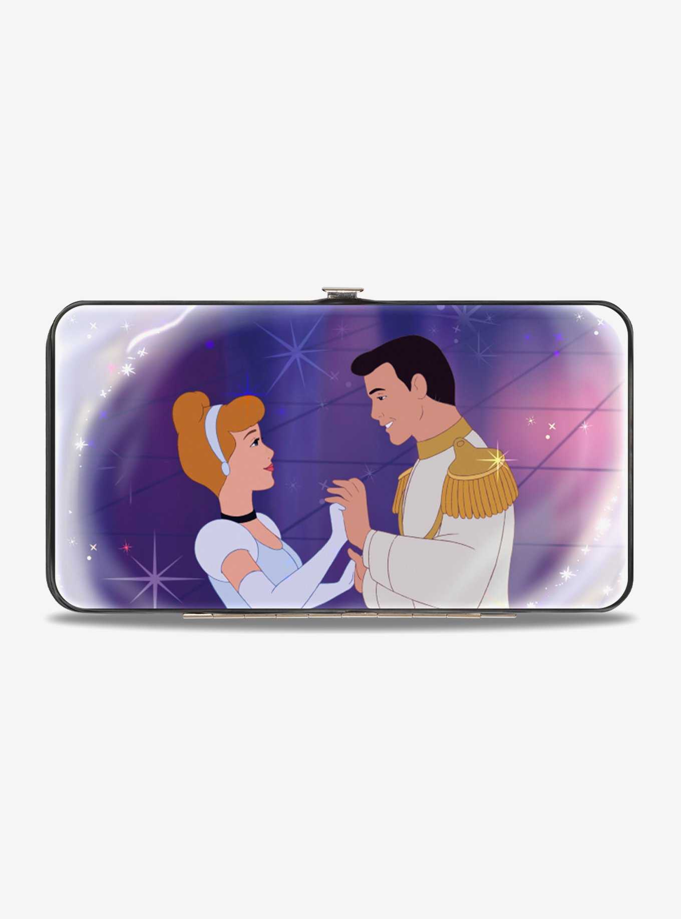 Disney Cinderella Prince Ball Scene Crown Icon Hinged Wallet, , hi-res
