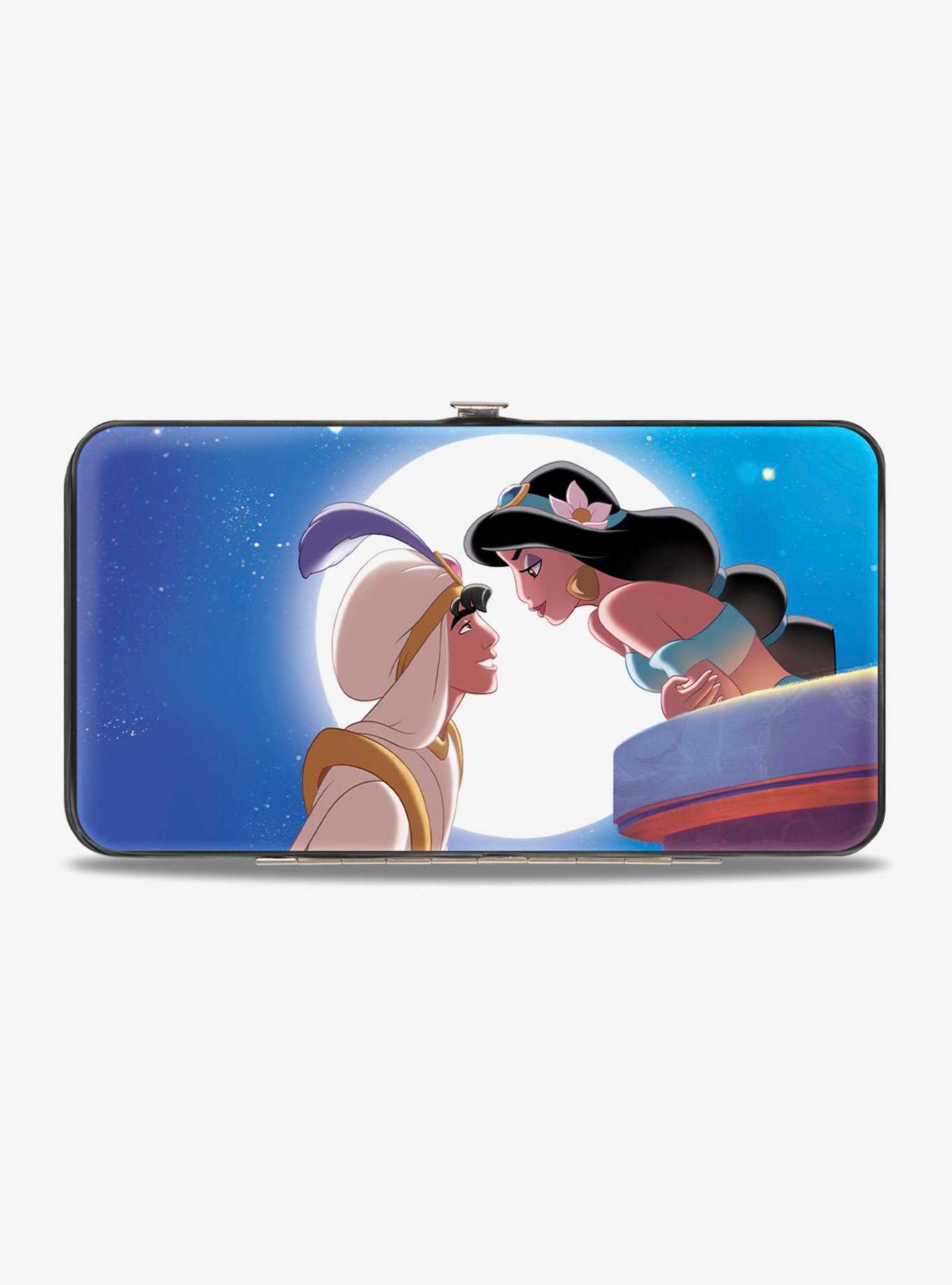Disney Classic Aladdin Jasmine Moonlight Kiss Scene Hinged Wallet, , hi-res