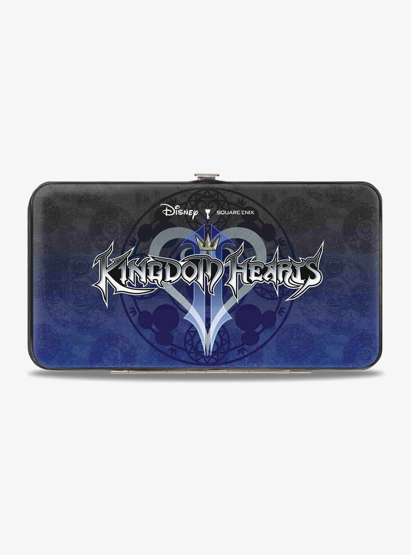 Disney Kingdom Hearts II Hidden Mickey Symbols Scattered Hinged Wallet, , hi-res