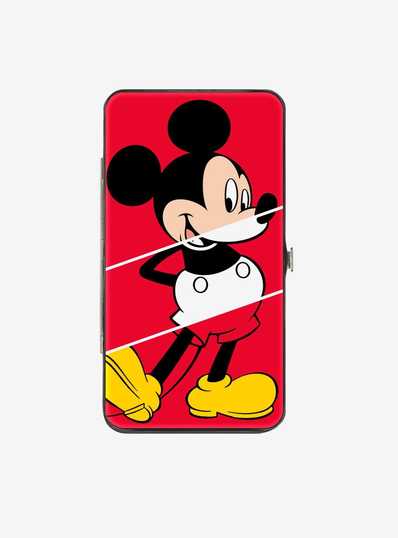 Disney Mickey Mouse Classic Pose The True Original Stripe Hinged Wallet, , hi-res