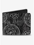 Supernatural Devils Trap Pentagrams Bi-Fold Wallet, , hi-res