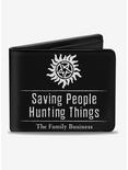 Supernatural Winchster Logo Saving People Hunting Things Family Business Bi-Fold Wallet, , hi-res
