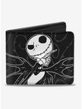 The Nightmare Before Christmas Jack Thinking Pose Thorny Vine Bi-Fold Wallet, , hi-res