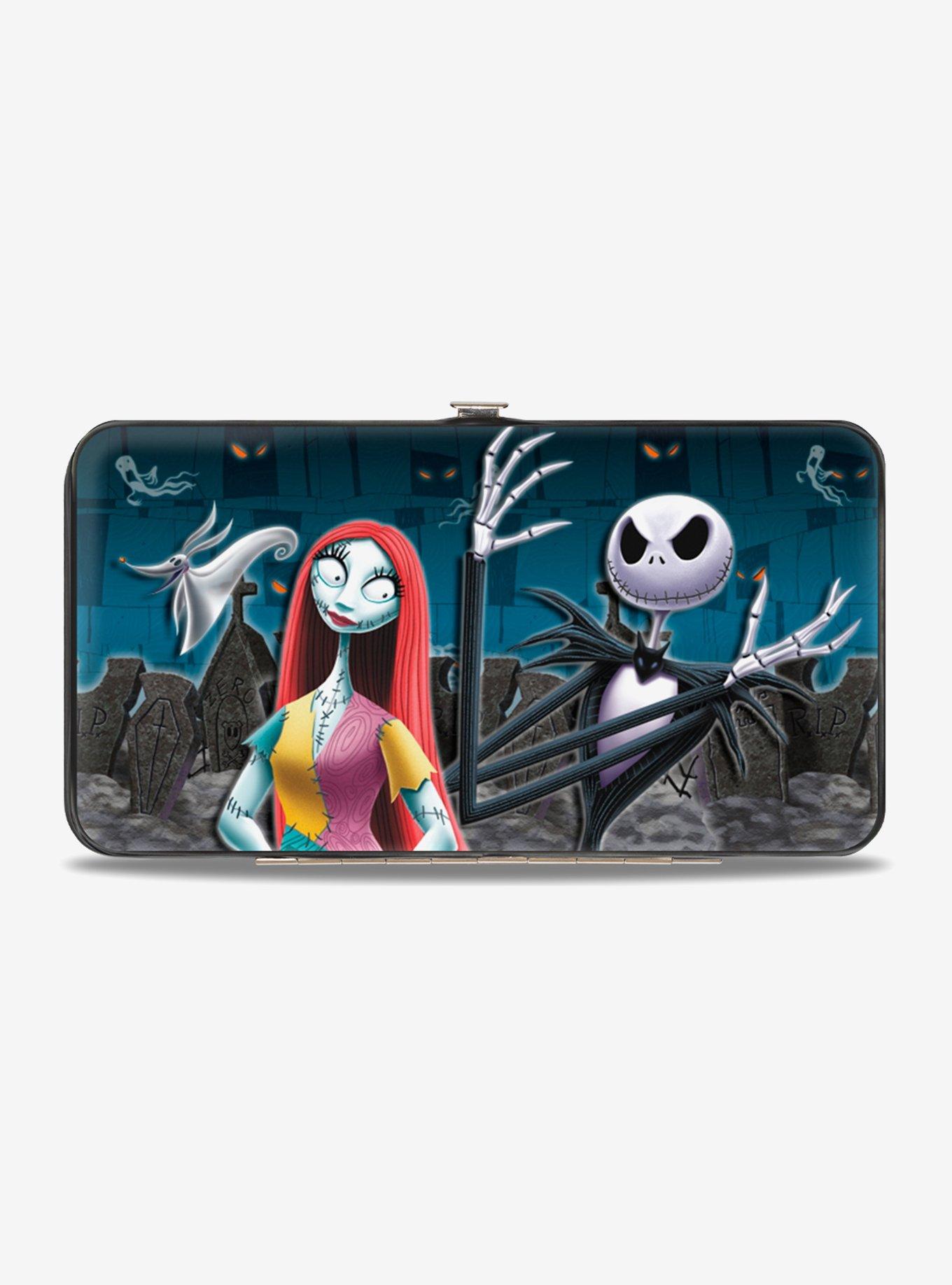 The Nightmare Before Christmas Zero Sally Jack Oogie Boogie Scene Hinged Wallet, , hi-res