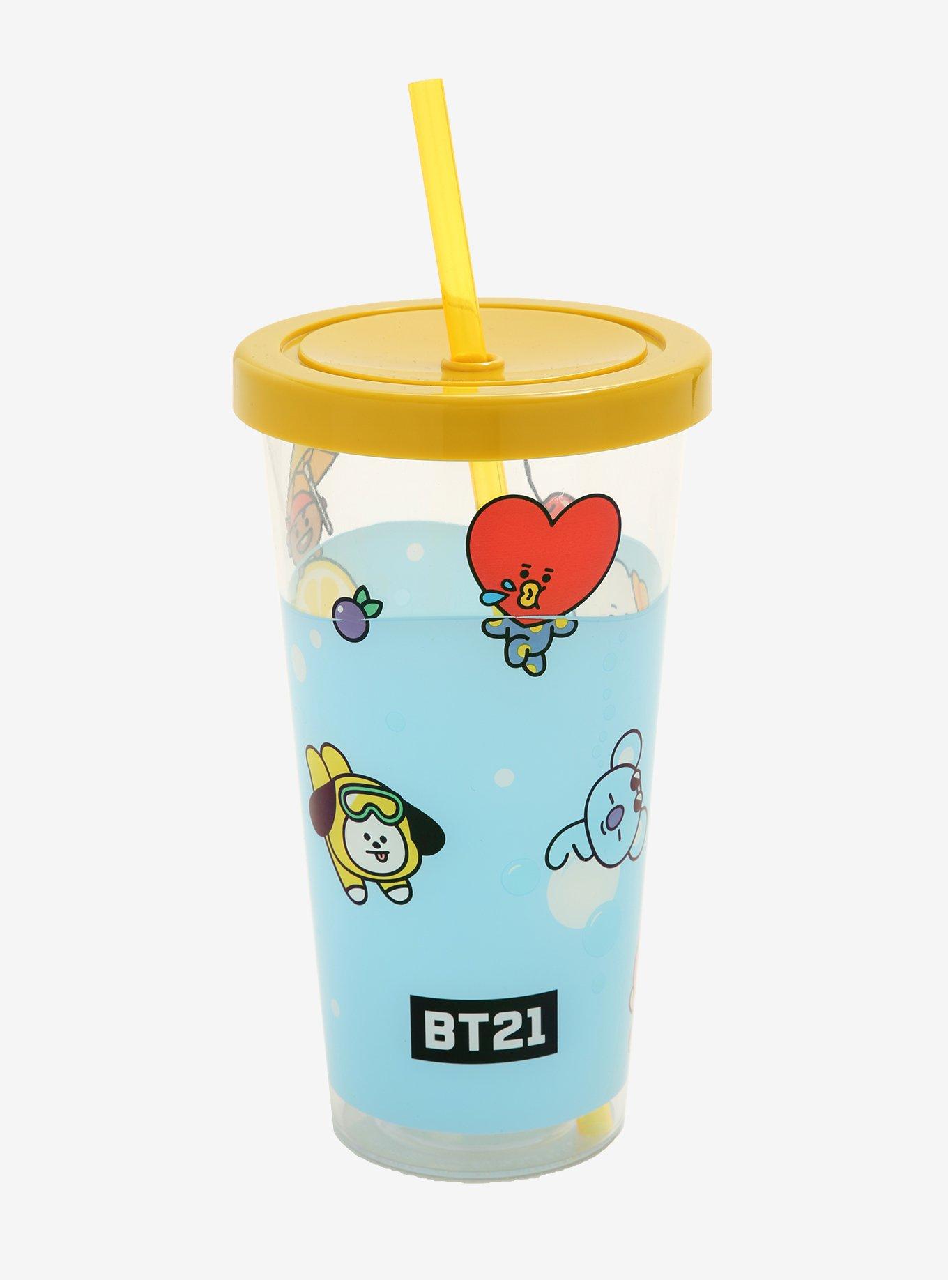 BT21 Summer Fun Acrylic Travel Cup, , hi-res