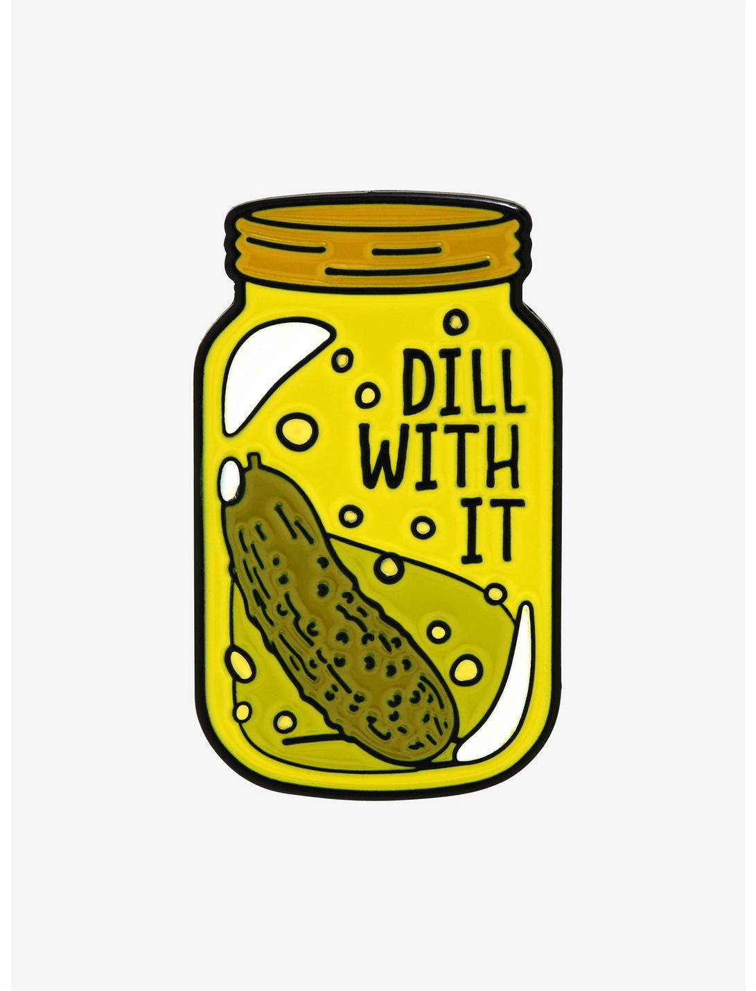 Dill With It Enamel Pin, , hi-res
