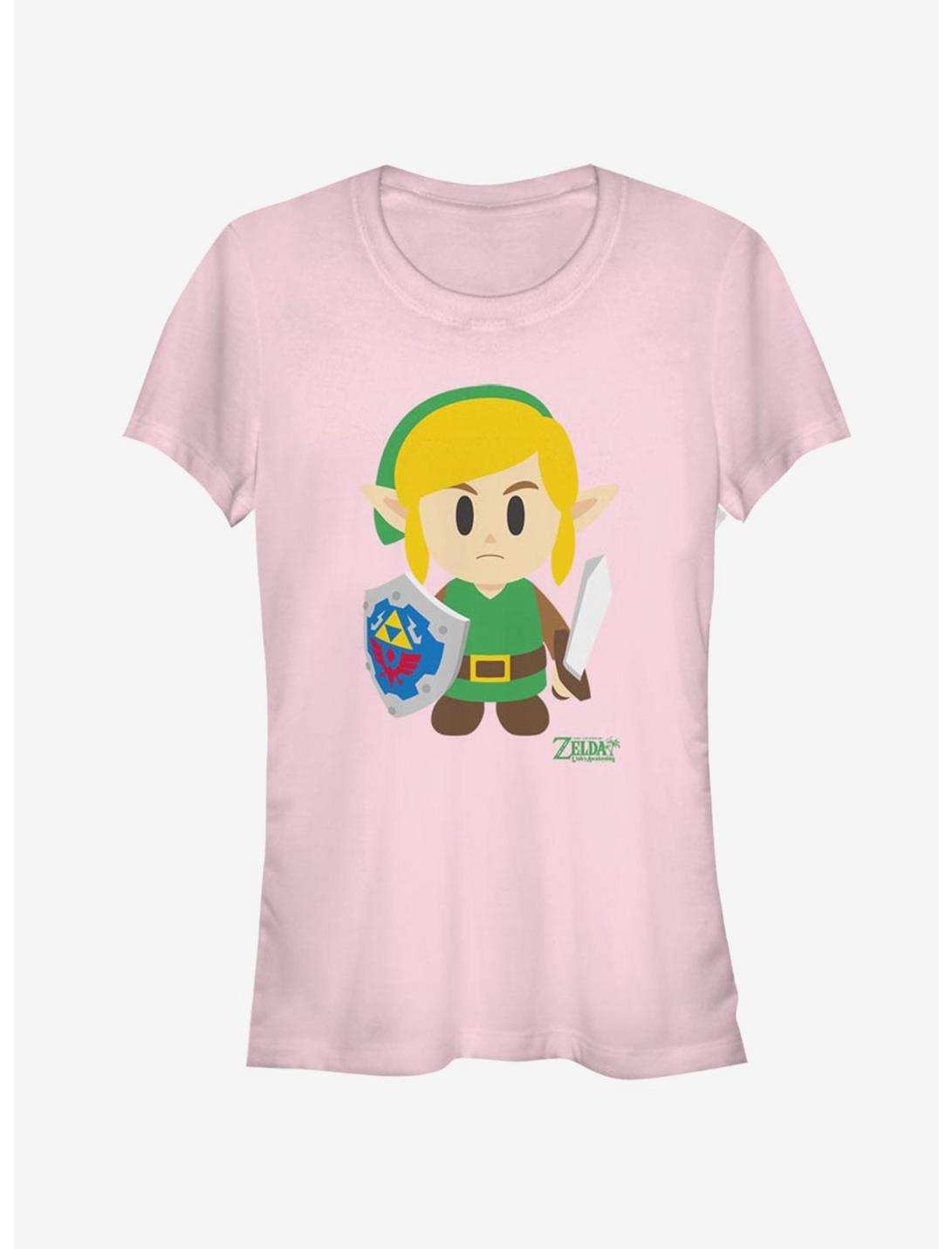Nintendo The Legend of Zelda: Link's Awakening Link Avatar Color Girls T-Shirt, LIGHT PINK, hi-res