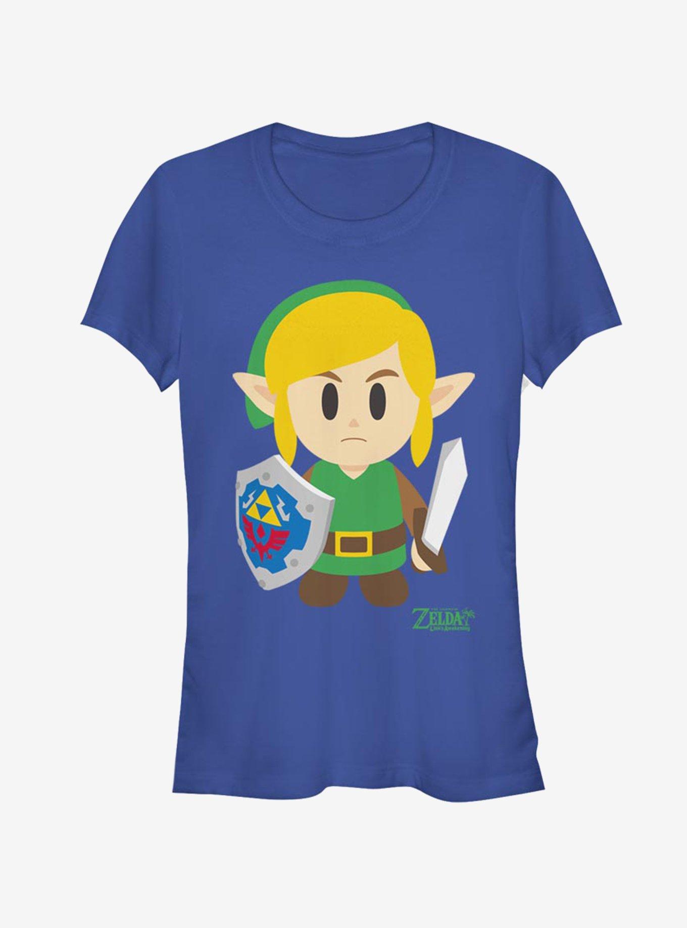 Nintendo The Legend of Zelda: Link's Awakening Link Avatar Color Girls T-Shirt, ROYAL, hi-res