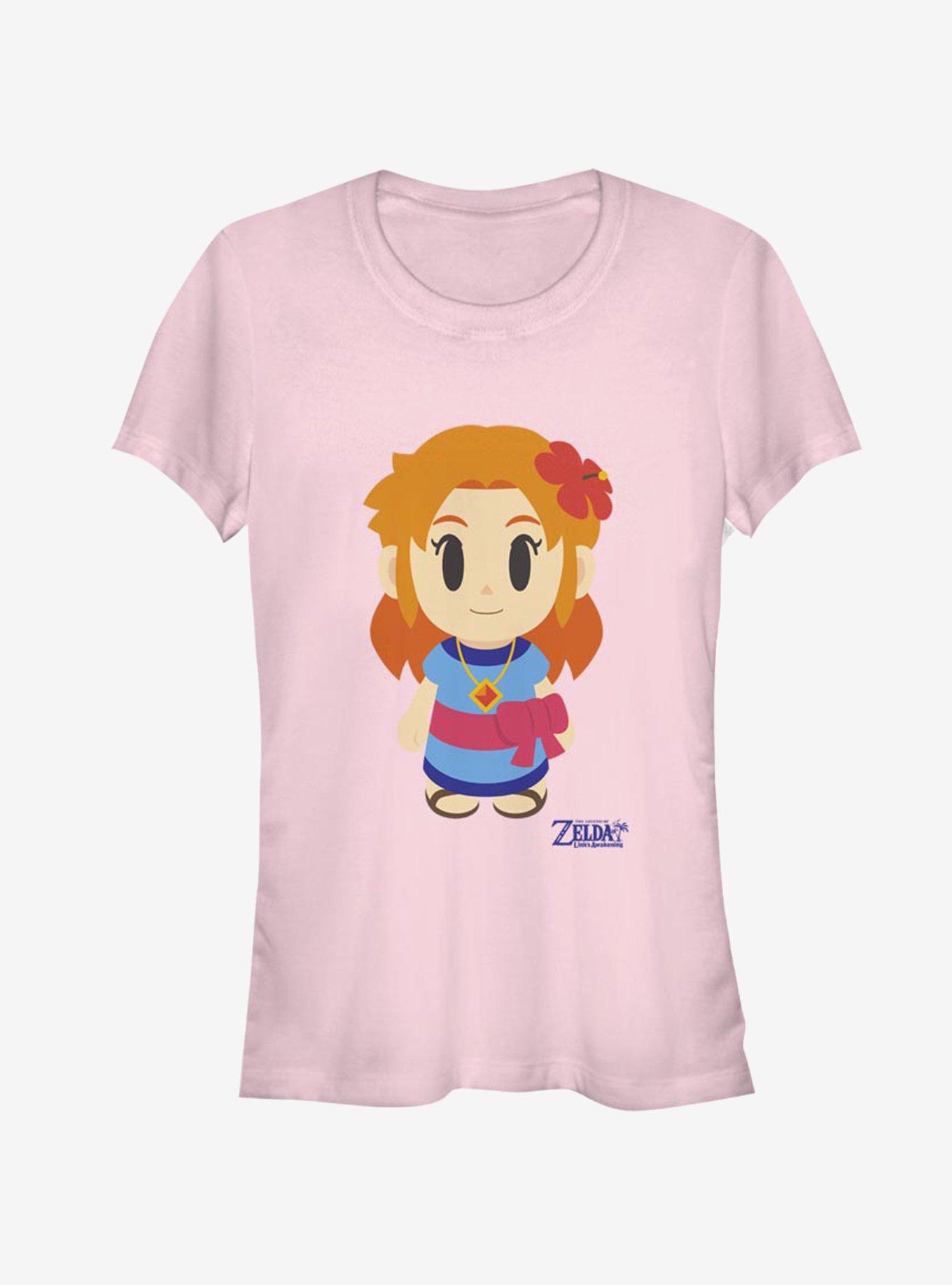 Nintendo The Legend of Zelda: Link's Awakening Marin Avatar Color Girls T-Shirt, LIGHT PINK, hi-res