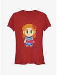 Nintendo The Legend of Zelda: Link's Awakening Zelda Avatar Color Girls T-Shirt , RED, hi-res