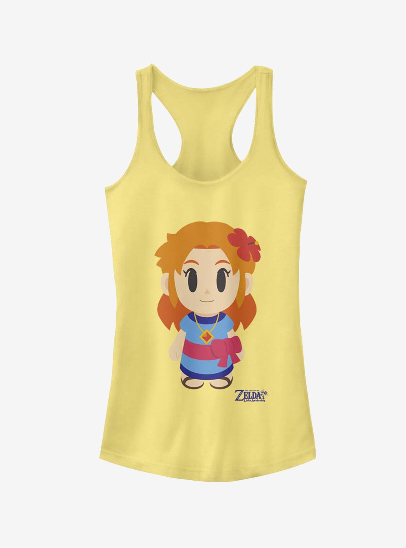 Nintendo The Legend of Zelda: Link's Awakening Zelda Avatar Color Girls Tank, BANANA, hi-res