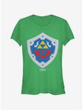 Nintendo The Legend of Zelda: Link's Awakening Hylian Shield Girls T-Shirt, KELLY, hi-res