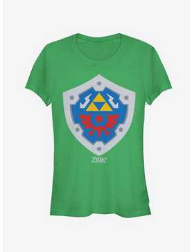 Nintendo The Legend of Zelda: Link's Awakening Hylian Shield Girls T-Shirt, , hi-res