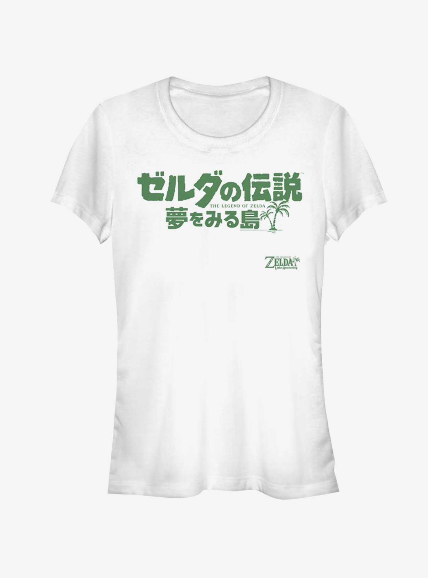 Nintendo The Legend of Zelda: Link's Awakening Japanese Logo Girls T-Shirt, , hi-res
