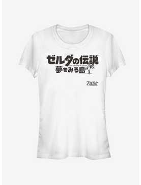 Nintendo The Legend of Zelda: Link's Awakening Japanese Logo Girls T-Shirt, , hi-res