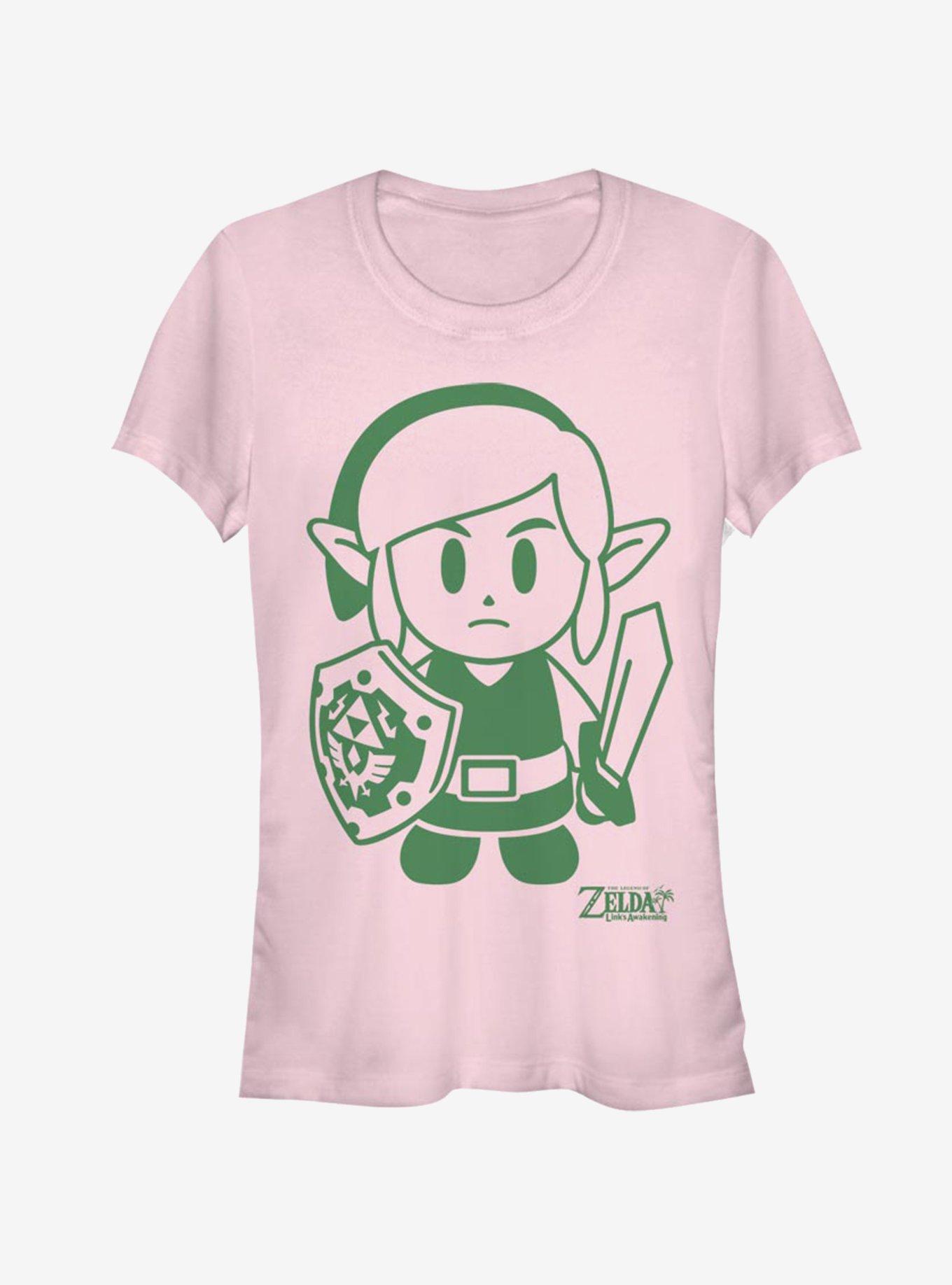 Nintendo The Legend of Zelda: Link's Awakening Link Avatar Outline Girls T-Shirt, , hi-res