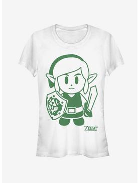 Nintendo The Legend of Zelda: Link's Awakening Link Avatar Outline Girls T-Shirt, , hi-res