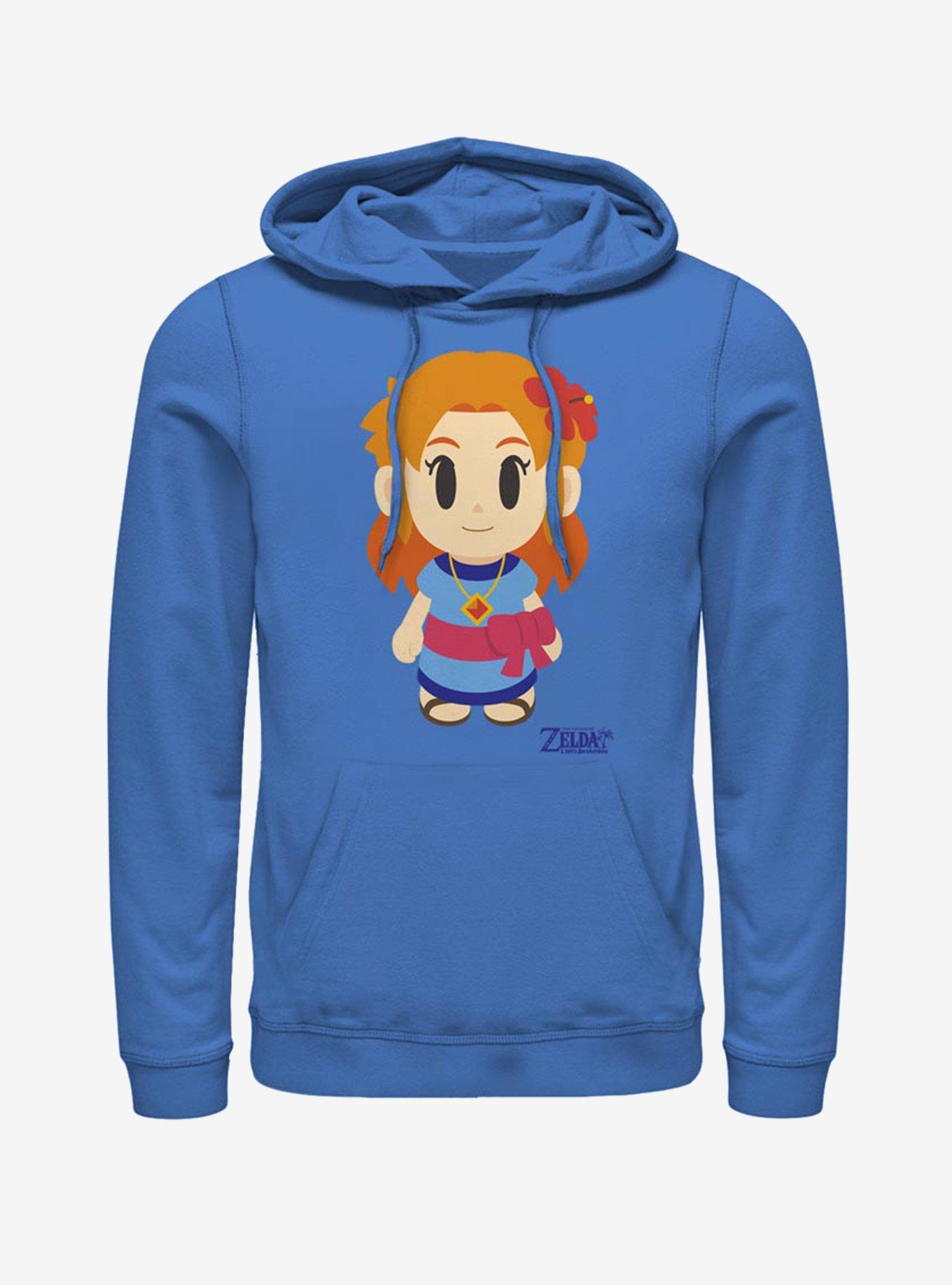 Nintendo The Legend of Zelda: Link's Awakening Marin Avatar Color Hoodie, ROYAL, hi-res