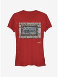 Nintendo The Legend of Zelda: Link's Awakening Whale Tablet Girls T-Shirt, RED, hi-res