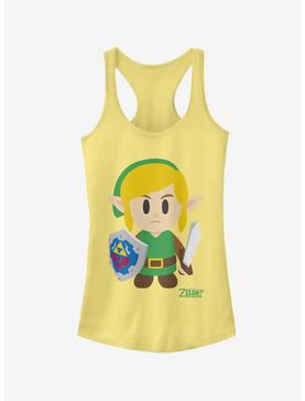 Nintendo The Legend of Zelda: Link's Awakening Link Avatar Color Girls Tank, BANANA, hi-res