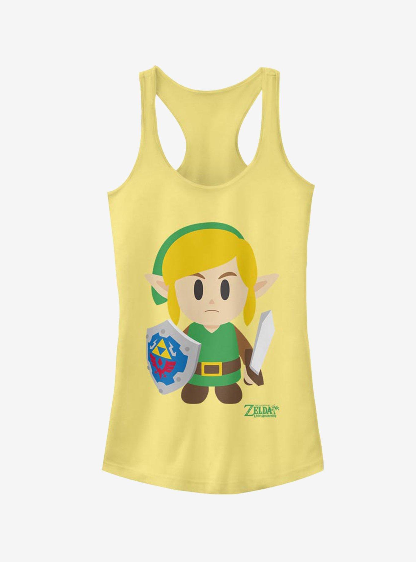 Nintendo The Legend of Zelda: Link's Awakening Link Avatar Color Girls Tank, BANANA, hi-res