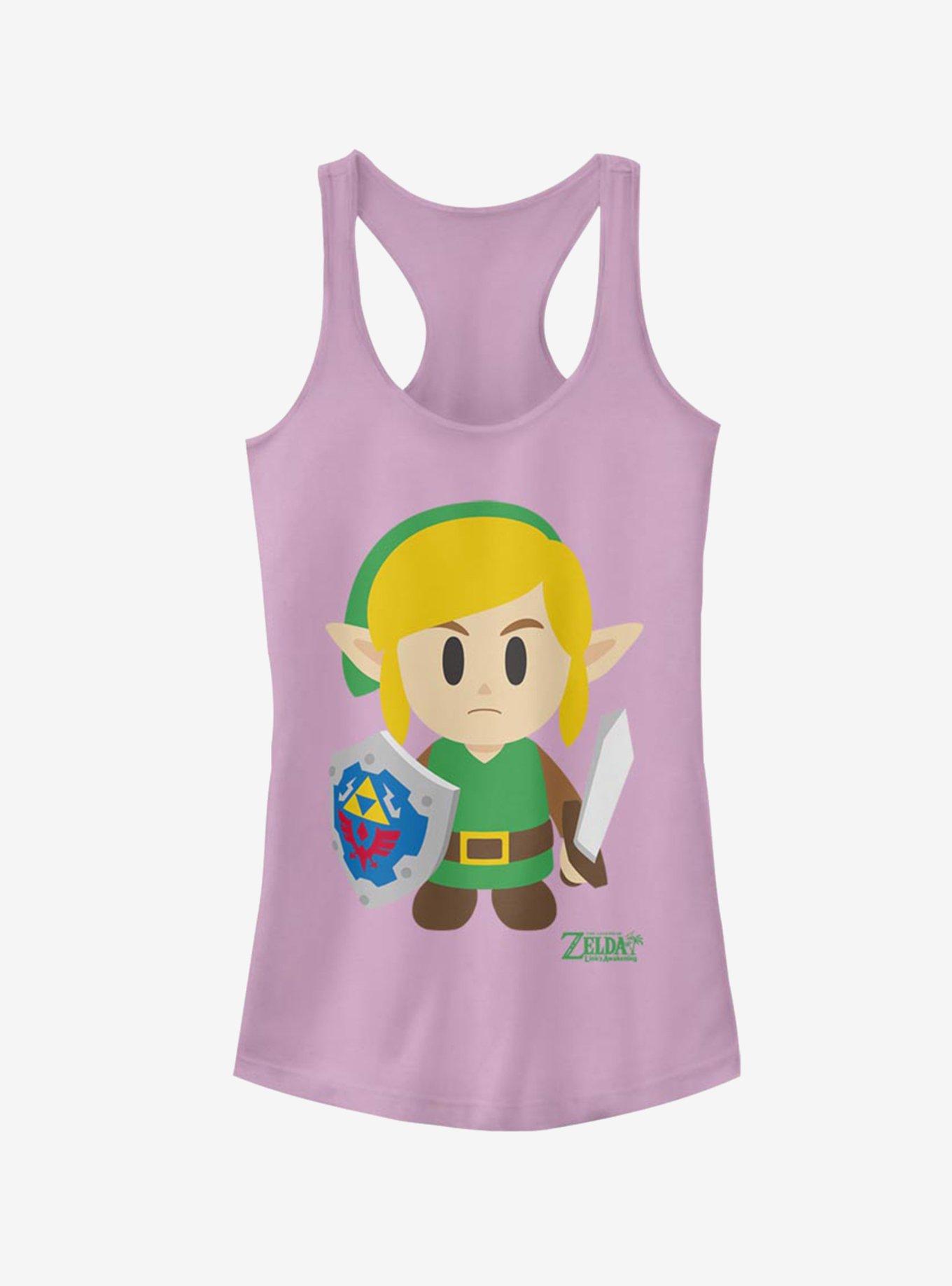 Nintendo The Legend of Zelda: Link's Awakening Link Avatar Color Girls Tank, LILAC, hi-res