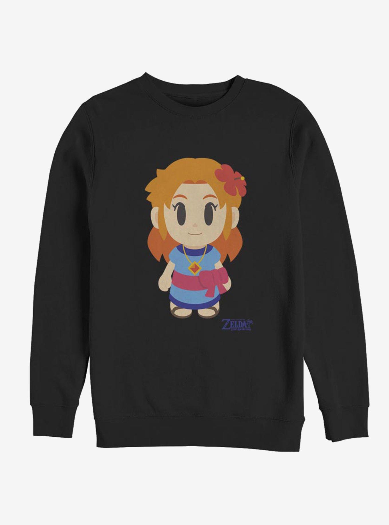 Nintendo The Legend of Zelda: Link's Awakening Marin Avatar Color Sweatshirt, BLACK, hi-res