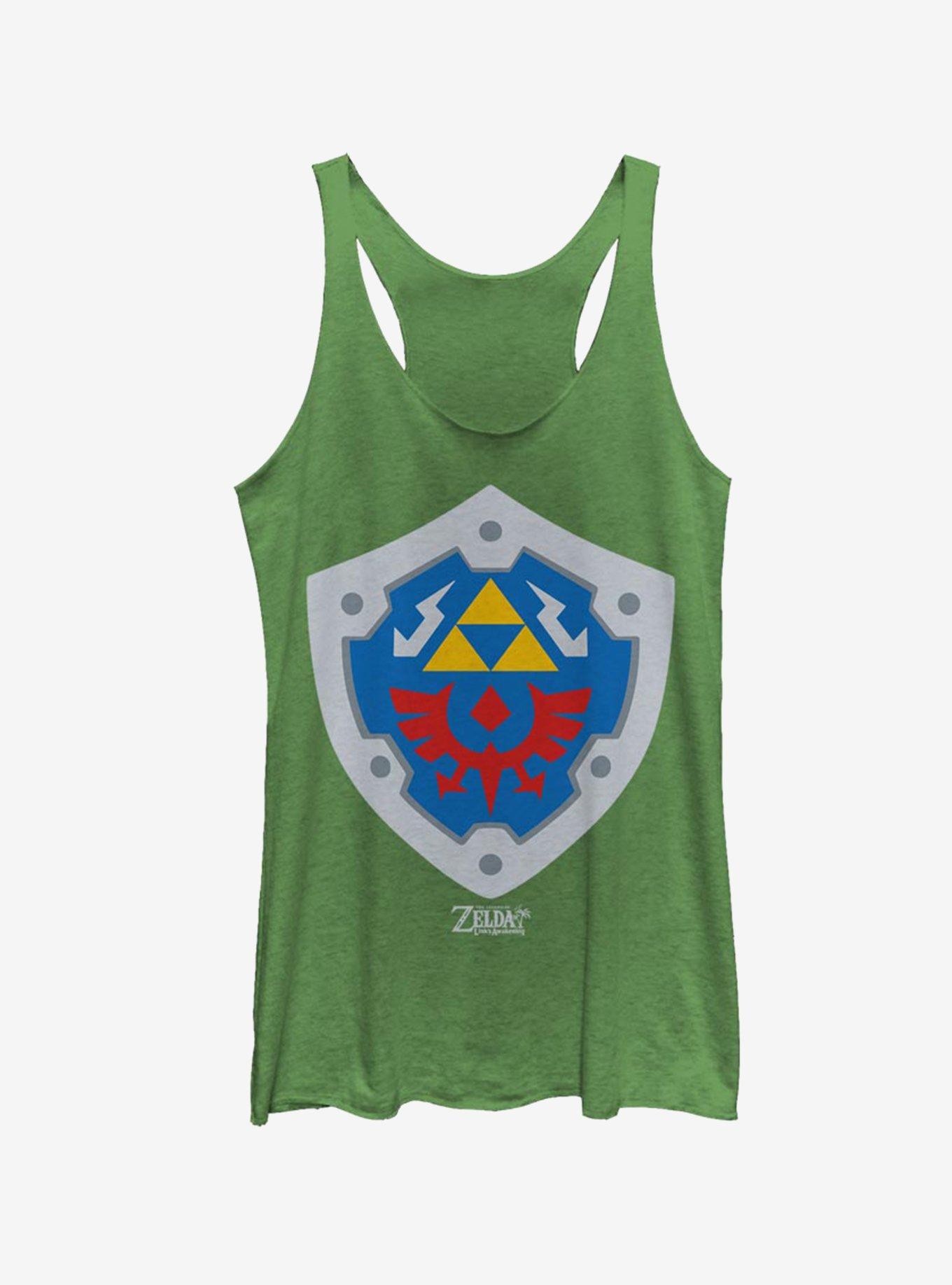 Nintendo The Legend of Zelda: Link's Awakening Hylian Shield Girls Tank, ENVY, hi-res