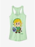 Nintendo The Legend of Zelda: Link's Awakening Link Avatar Color Girls Tank, MINT, hi-res