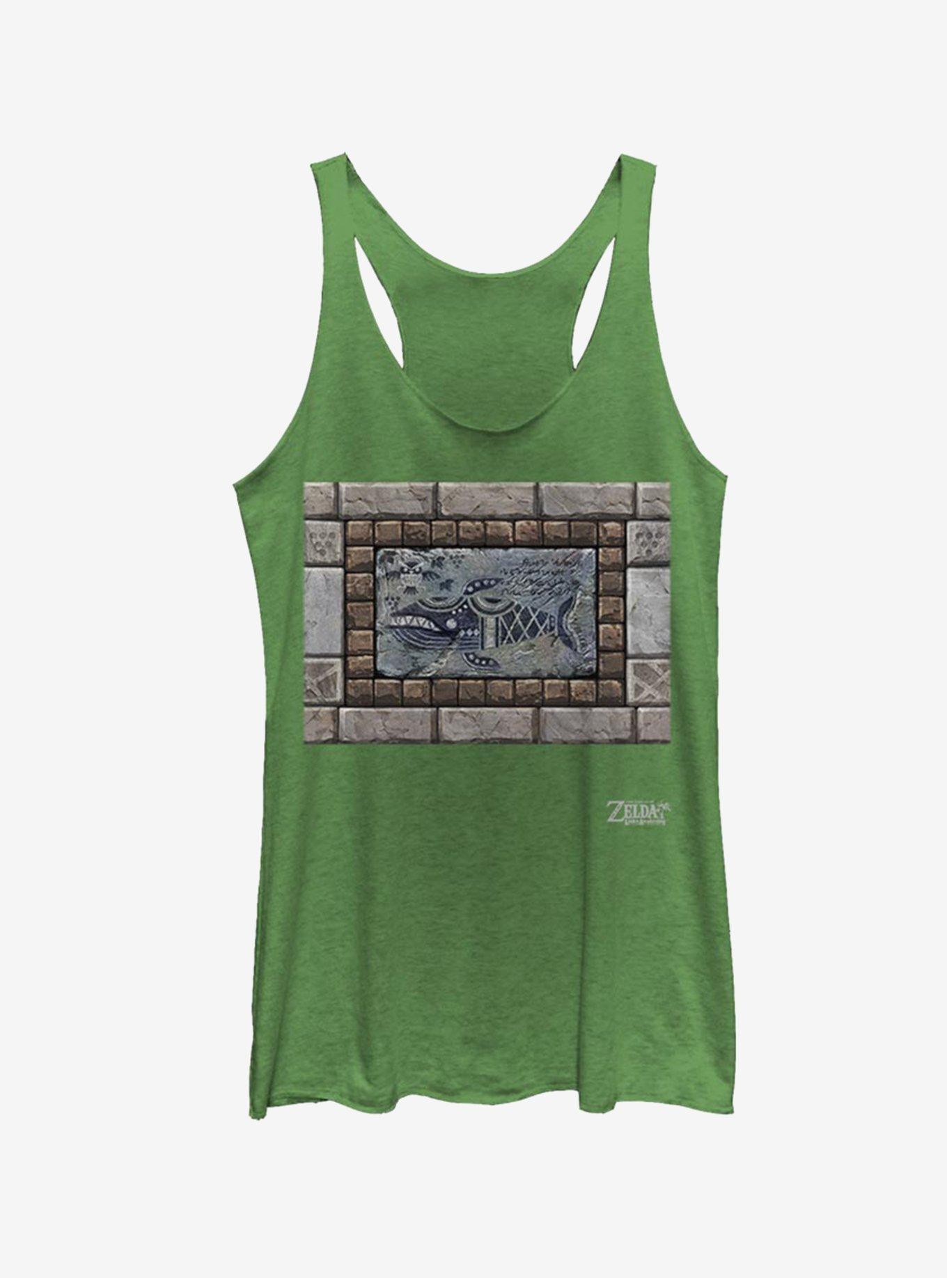 Nintendo The Legend of Zelda: Link's Awakening Whale Tablet Girls Tank, ENVY, hi-res