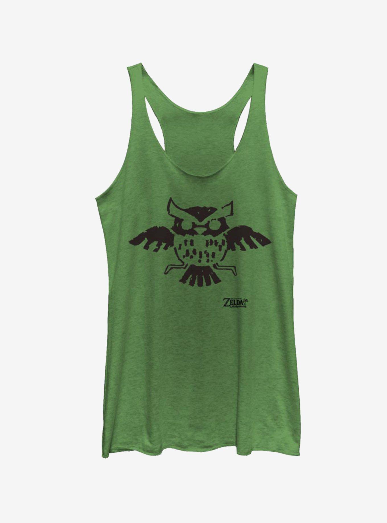 Nintendo The Legend of Zelda: Link's Awakening Owl Glyph Girls Tank, ENVY, hi-res