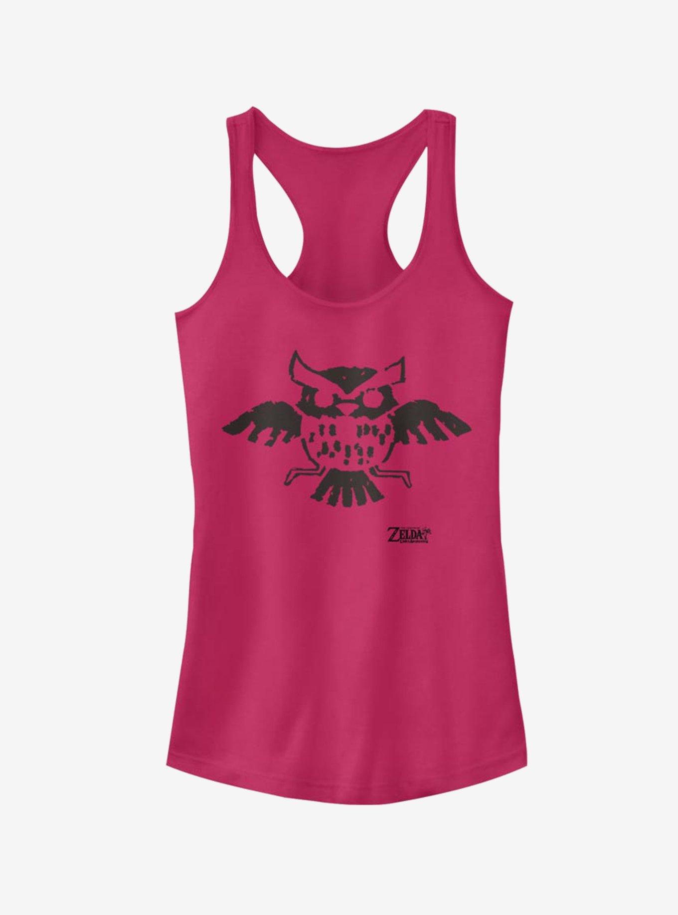 Nintendo The Legend of Zelda: Link's Awakening Owl Glyph Girls Tank, RASPBERRY, hi-res