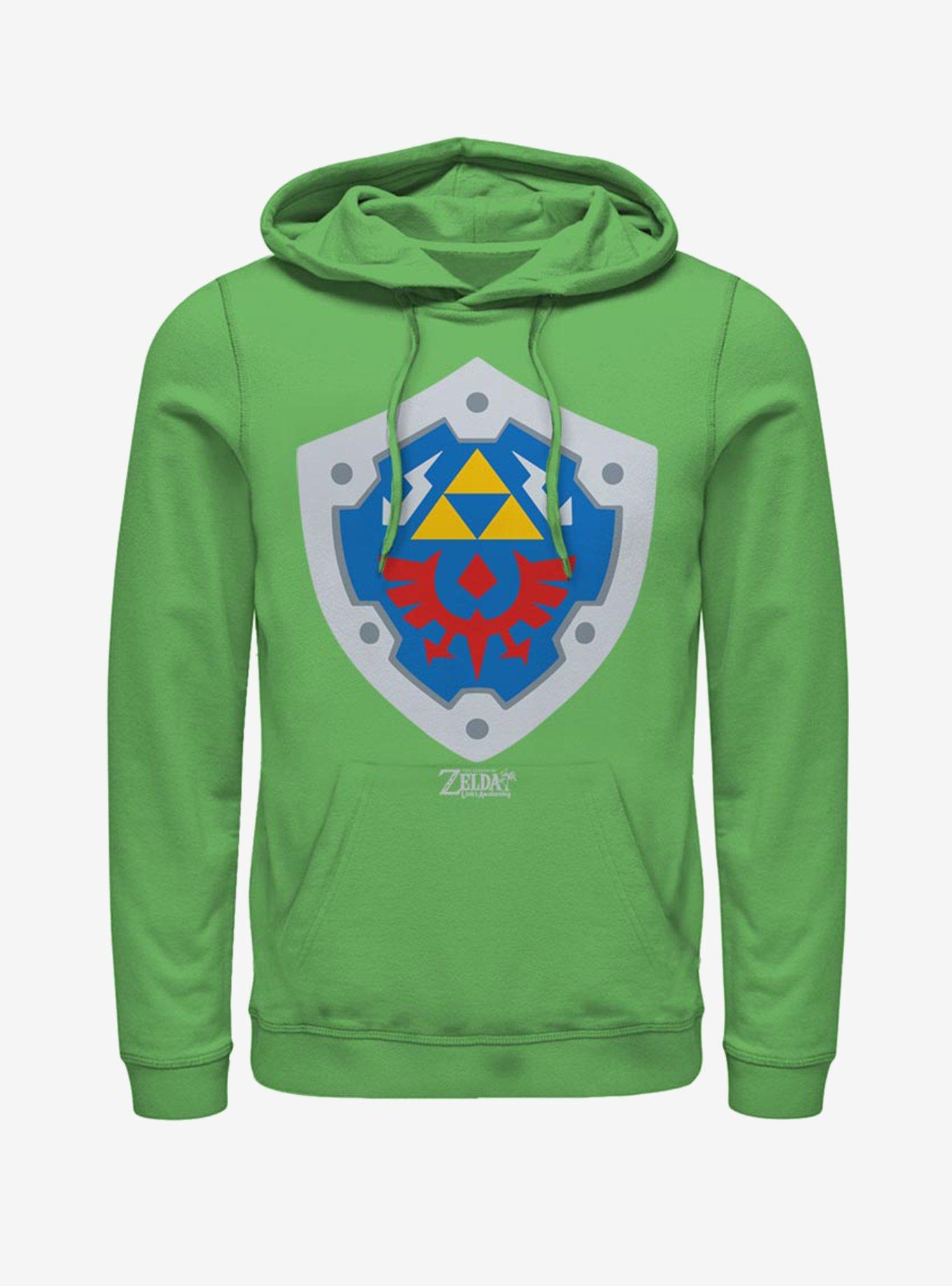 Nintendo The Legend of Zelda: Link's Awakening Hylian Shield Hoodie, KELLY, hi-res