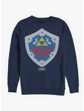 Nintendo The Legend of Zelda: Link's Awakening Hylian Shield Sweatshirt, , hi-res