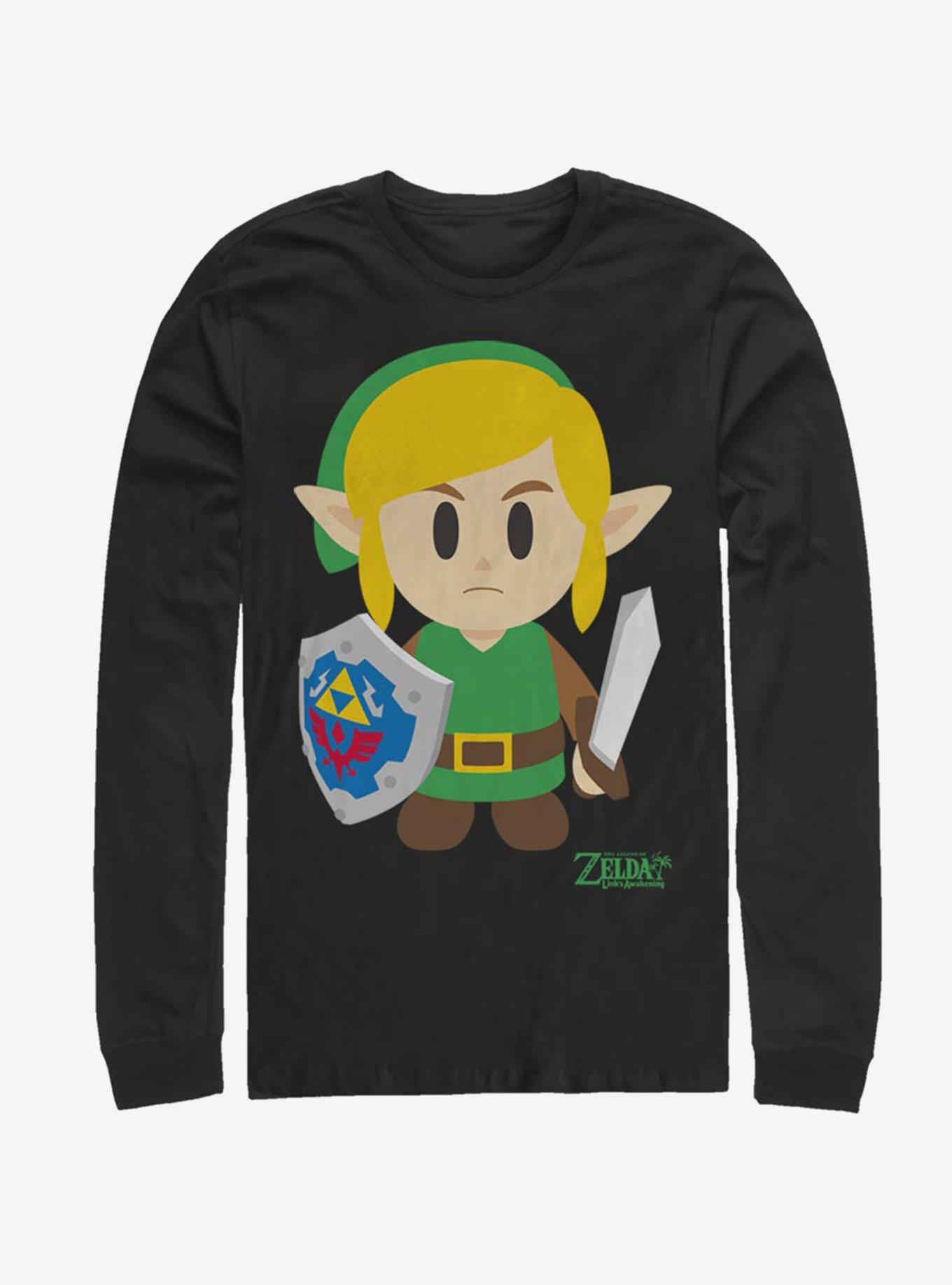 Nintendo The Legend of Zelda: Link's Awakening Link Avatar Color Long-Sleeve T-Shirt