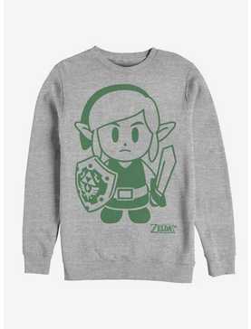 Nintendo The Legend of Zelda: Link's Awakening Link Avatar Outline Sweatshirt, , hi-res