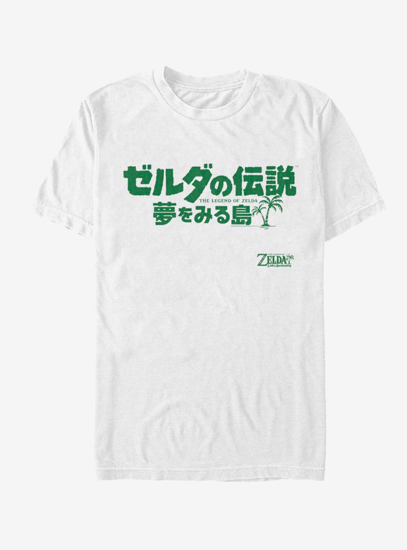 Nintendo The Legend of Zelda: Link's Awakening Hylian Shield T-Shirt, WHITE, hi-res